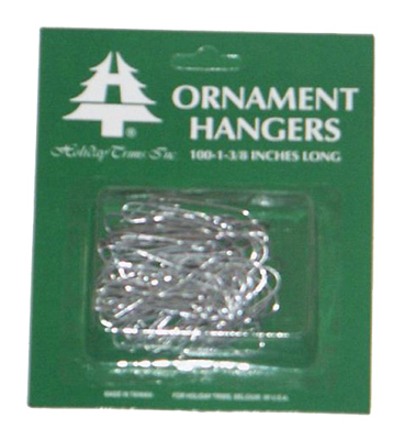 100CT SLV Ornament Hook