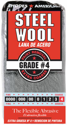 12PK #4 Steel Wool Pad