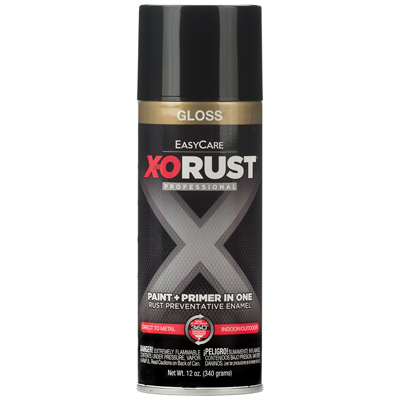 X-O Rust 12 OZ Aero Gloss Black