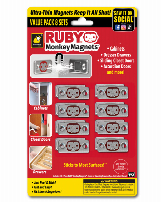 Ruby Monkey Magnets