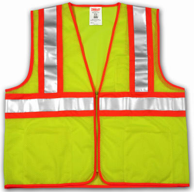 Lime/YEL Safe Vest - LG/XL