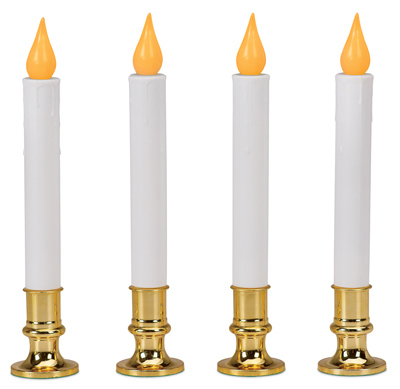 4PK B/O LED Candle