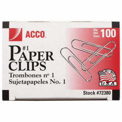 100CT Paper Clips