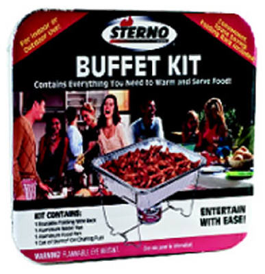 4PC Sterno Buffet Kit