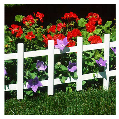 4PK 33" WHT BorderFence