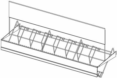 4' Gondola Rack/Basket