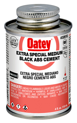 4OZ Black Medium ABS Cement