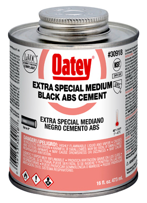 16OZ Black Medium ABS Cement