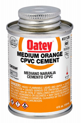 4OZ Orange Medium CPVC Cement