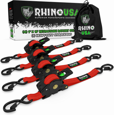 4PK1x10 RED Ratch Strap