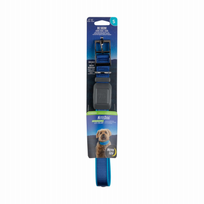 SM BLU LED Dog Collar