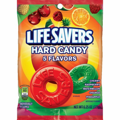 6.25OZ 5 Flavor Life Savers