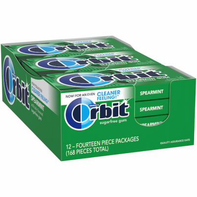 14PC Orbit Spearmint Gum