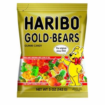 5OZ Gold Gummi Bears