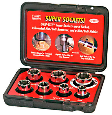 7PC mm Socket Set