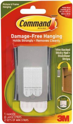 Sticky Nail Wire Backed Hanger