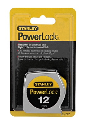 12'x1/2" Stanley PowerLock Tape