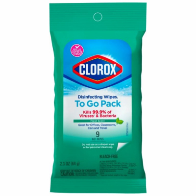 9pk Clorox Wipes To Go