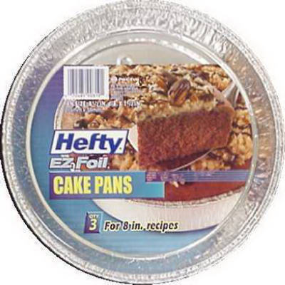 3PK RND Foil Cake Pan
