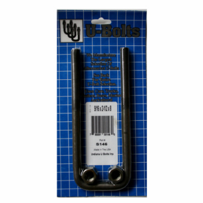 9/16x2-1/2x8 SQ U Bolt