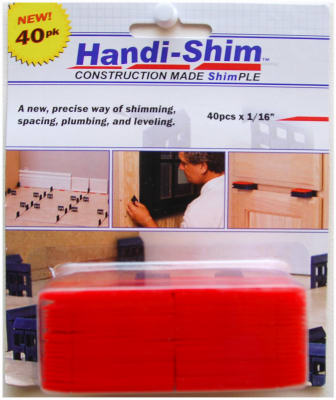 40PK 1/16" RED Shim