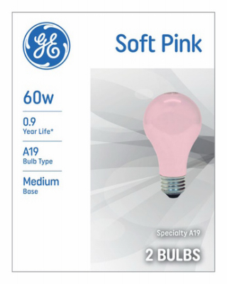 GE2PK 60W PNK LGT Bulb