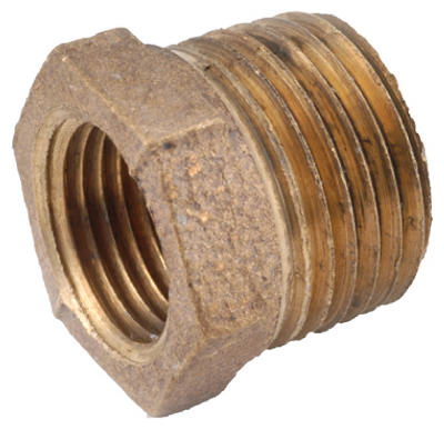 1 x 1/2 Brass Hex Bushing