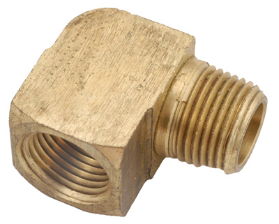 3/8" Street Elbow Rod Brass