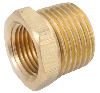 1/2 x 1/4 BRS Hex Bushing