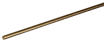 1/8x36 Brass Smooth Rod Steelmtr