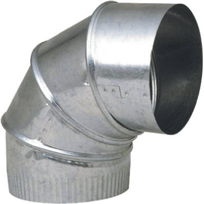 6" ADJ 28GA Furn Elbow