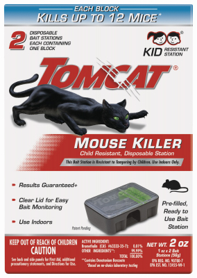 2pk T3 TomCat Mouse Bait Station