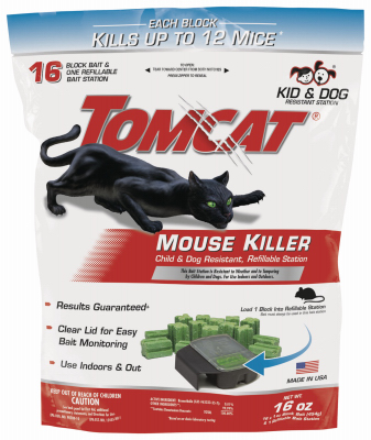 Tomcat 16PK OZ Mouse Killer