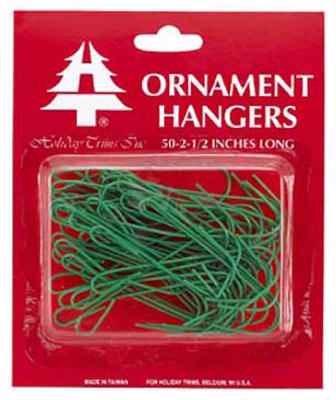 50CT Green Ornament Hook