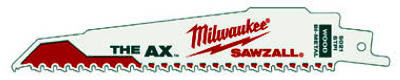 5)6" 5/8 TPI SAWZALL AXE BLADE