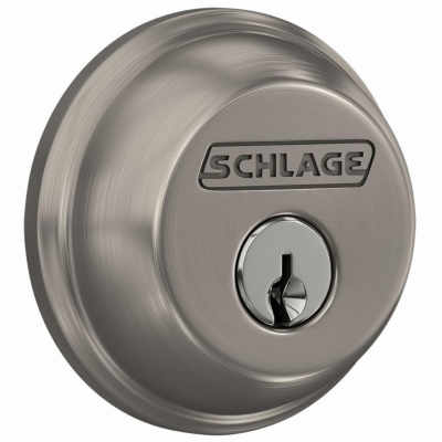 SatNI SGL Cyl Deadbolt