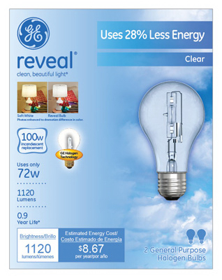 GE2PK 72W Rev Halo Bulb