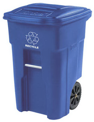 48GAL 2WHL Recyc Cart