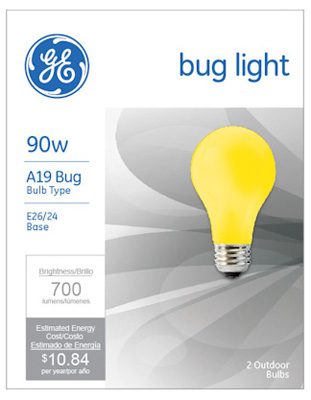 90w 2pk GE Yellow Bug Lights