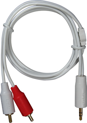 3' Y STEREO CABLE PLUG