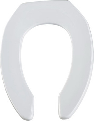 White Elong Commercial Seat