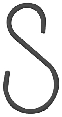 2PK BLK Extender S Hook