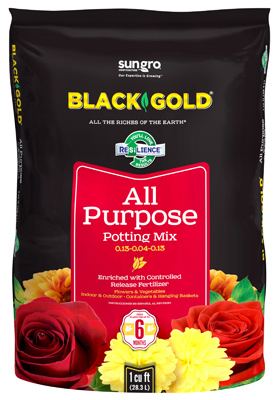 Black Gold 8QT AP Potting Soil