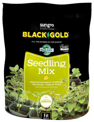 Black Gold 8QT Seedling Mix Soil