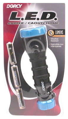 3AAA Rubb Flashlight
