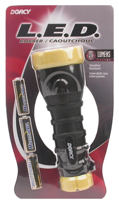 3AA LED Rubb Flashlight