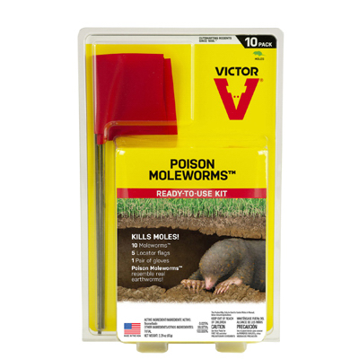 VICTOR POISON MOLE WORMS 10PK
