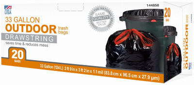 20CT 33GAL Trash Bag