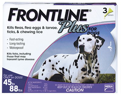 FRONTLINE PLUS FOR DOGS 45-88#