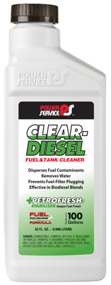Clear Diesel Tank Cleaner